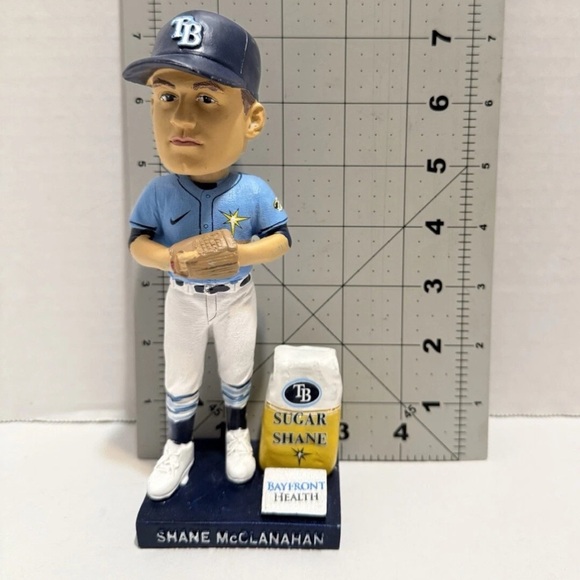 Tampa Bay Rays Baseball Sugar Shane McClanahan Bobble Head - Picture 4 of 7